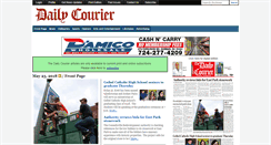 Desktop Screenshot of dailycourier.com